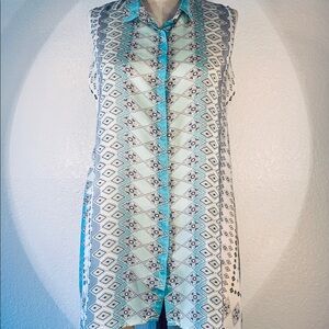 Johnny Was Lily button down blouse size S NWT
